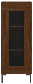 Vitrine Brenna de 180 cm - Castanho - Design Nórdico