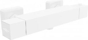Mexen Cube misturadora de chuveiro termostática, branca - 77200-20