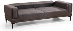 Sofá-Cama 3 Lugares Horizon – Cinzento Escuro – 230x95x77 cm