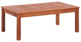 Conjunto lounge de jardim 4 pcs madeira de acácia maciça