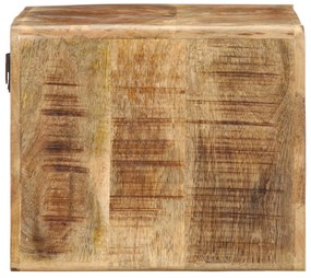Armário de TV 60x30x25 cm em Madeira de Mangueira Maciça