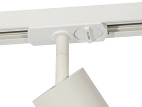 Projetores modernos com anel branco para sistema de trilhos monofásicos GU10 50mm - Iconic Jeana Moderno