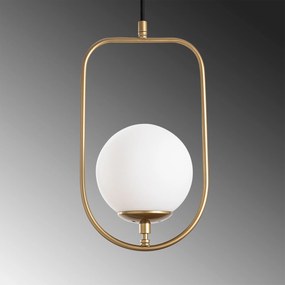 Candeeiro Suspenso Skew – Dourado – 55 cm