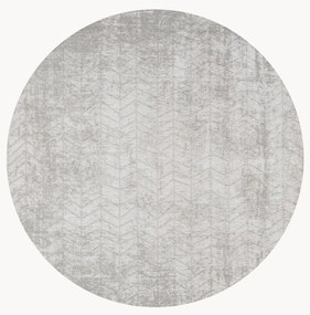 Tapete redondo lavável em jacquard para interior e exterior Jacob's Ladder