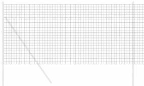 Cerca Euro Cinza 1.4x10 m Aço