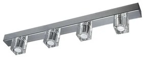 Hydros 4 Light Track Kit Glass Shades