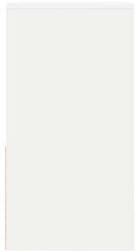 Mesas de cabeceira com gaveta 2 pcs 35x34x66,5 cm branco