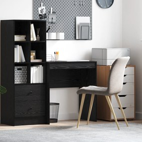 mesa de escrita Carvalho Preto Madeira engenheirada 70 x 40 x 76 cm