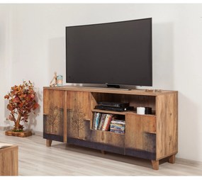 TV Stand Marina – Pinho Atlântico – 160x76x45 cm