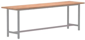 Tampo de secretária 220x55x2,5 cm madeira de faia maciça
