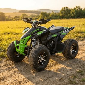 Mini moto 4 gasolina para crianças 250cc Typhoon R10 Verde