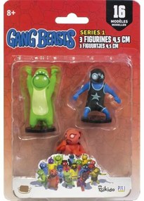 Figuras de Ação Lansay Gang Beasts Lot #1 4,5 cm 3 Peças