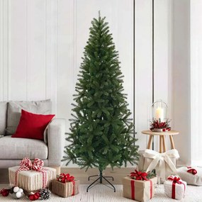vidaXL Árvore de Natal Artificial Verde 180 cm PVC, PE e aço