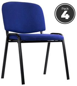 Pack 4 Cadeiras Ofis - Azul