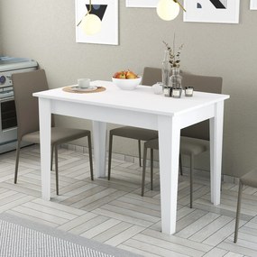 Mesa de Cozinha Kiev – Branco – 110x75x72 cm