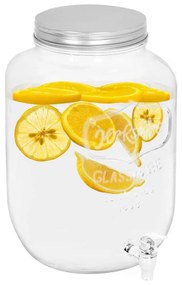 vidaXL Dispensador de bebidas 8050 ml vidro