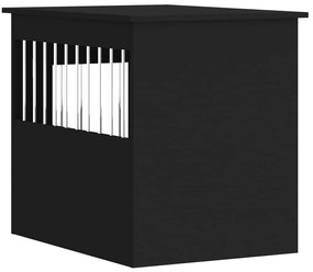 Móvel casota para cão 55x75x65 cm derivados de madeira preto