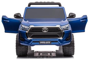 TOYOTA HILUX Carro Elétrico Infantil 24V 2 Lugares C/ MP4 Azul