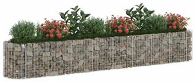 Canteiro elevado/cesto gabião 330x50x50 cm ferro galvanizado