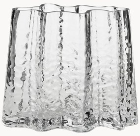 Jarra em vidro com textura artesanal Gry, Alt 19 cm