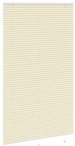 Plissado Cego Creme 120x200 cm Largura Tecido 119,4cm Poliéster