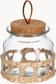 Frascos de arrumação com tampa de cortiça Boho, conjunto de 12