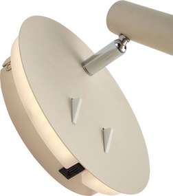 Candeeiro de Parede Moderno Bege Incl. LED com USB-C - Croft