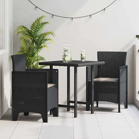 vidaXL Cadeira de Jardim 2 pcs Antracite 53 x 49 x 85 cm PP