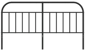 Cabeceira de cama 160 cm metal preto