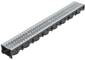 Canais de drenagem 6 pcs aço galvanizado 6 m