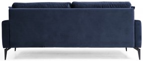 Sofá de 3 Lugares Papira – Azul Marinho – 205x90x88 cm