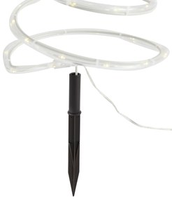 Conjunto de 4 luzes de estaca de Natal Árvore de Natal branca Incl. LED IP44 - Puno