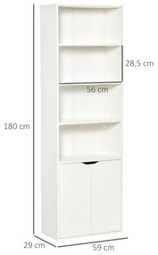 Estante Elle - Branco - Design Moderno