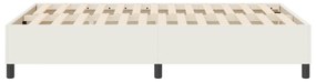 Cama Box Spring vidaXL Creme 120x200 cm Tecido de Corduroy