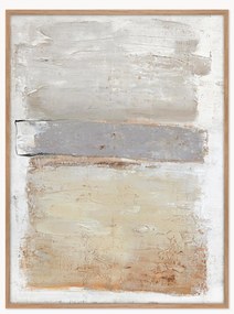 Quadro de parede pintado à mão com moldura de madeira Scenario