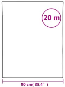 Película para janela fosca 90x2000 cm PVC branco