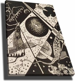 Pintura Decorativa em Tela 70100KANDINSKY009 – Multicolor – 70 x 100 c