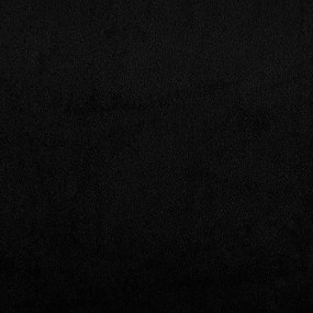 Sofá 2 lugares c/ almofadas 120 cm microfibra preto