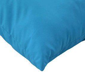 Almofadões para paletes 3 pcs tecido oxford azul-claro