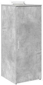 vidaXL Armário de arrumação 40x45x103,5cm deriv. madeira cinza cimento