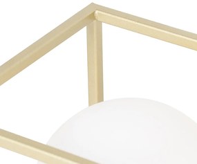 Candeeiro de mesa design dourado branco - ANIEK Design
