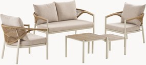 Conjunto lounge de jardim Abela, conjunto de 5
