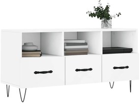 Móvel de TV 102x36x50 cm derivados de madeira branco
