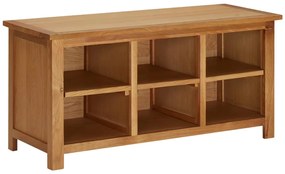 Sapateira 90x37x45 cm madeira de carvalho maciça