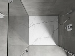 Mexen Hugo base de duche quadrada SMC 90 x 90 cm, pedra branca - 42159090