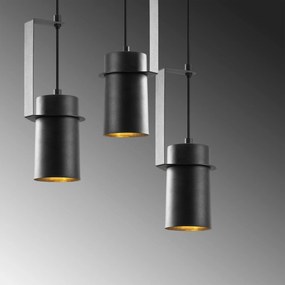Candeeiro de Teto Spot – Preto – 40 x 40 cm