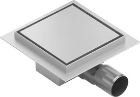 Mexen Flat-Q M13 ralo de chão quadrado 20 x 20 cm, inox - 1010020
