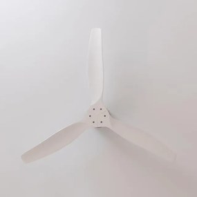 Ventoinha de teto EnergySilence Aero 5500 Aqua IronWhite Connected de 40 W e 52’’ com controlo remoto, controlo por Wi-Fi e controlo remoto