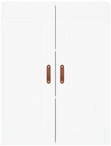 Armário alto 69,5x34x180 cm derivados de madeira branco