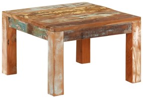 vidaXL Mesa de centro 55x55x35 cm madeira recuperada maciça